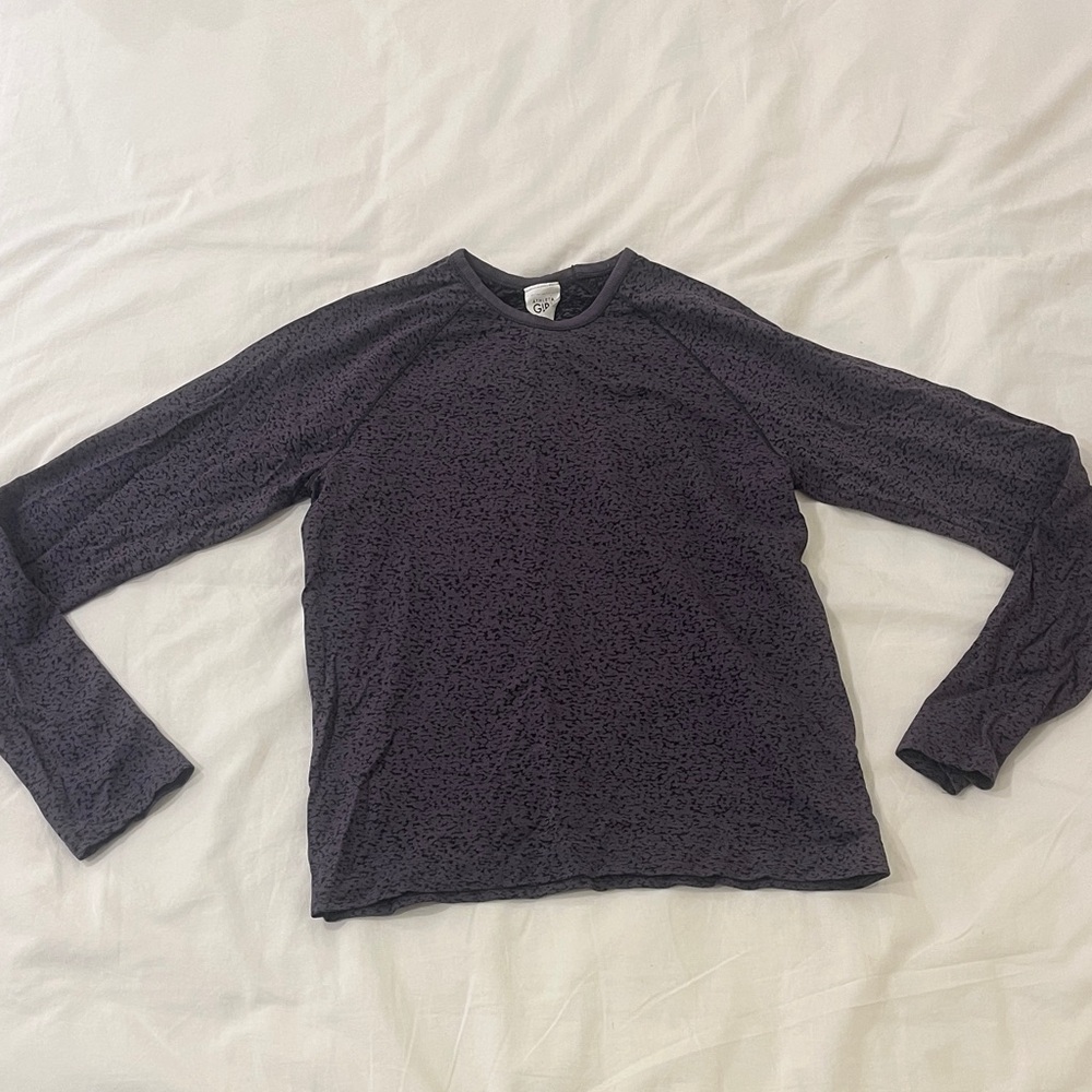 Purple and Black Long Sleeve Athleta Girl Top